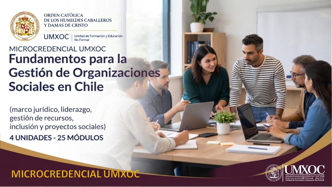 Fundamentos para la Gestión de Organizaciones Sociales en Chile: MICROCREDENCIAL UMXOC